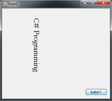 How to draw vertical text on a form (WinForms) in C#